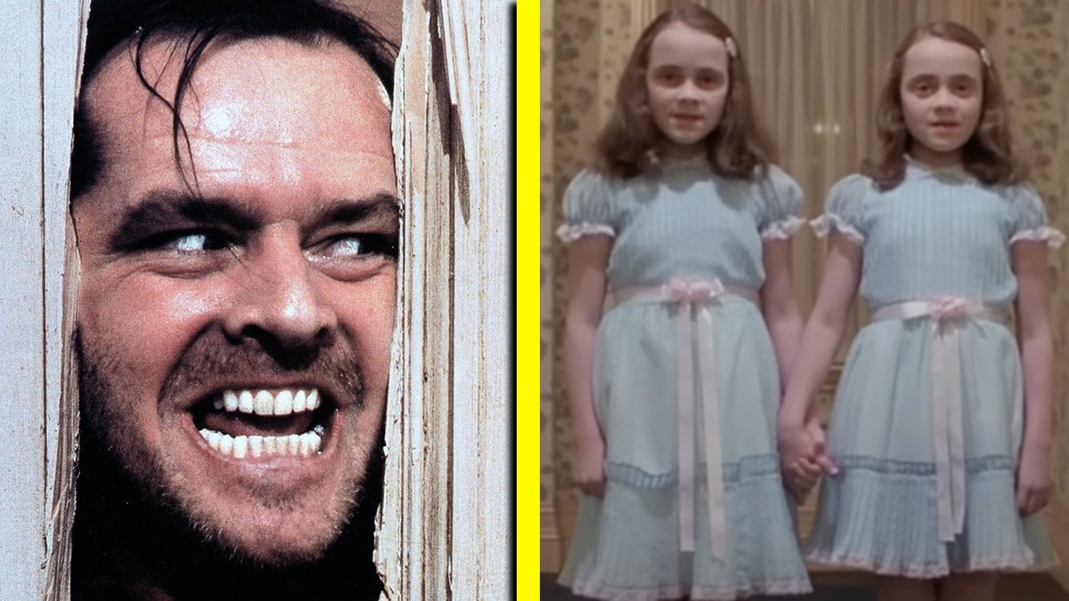 Jack Nicholson i The Shining, tvillingarna i The Shining