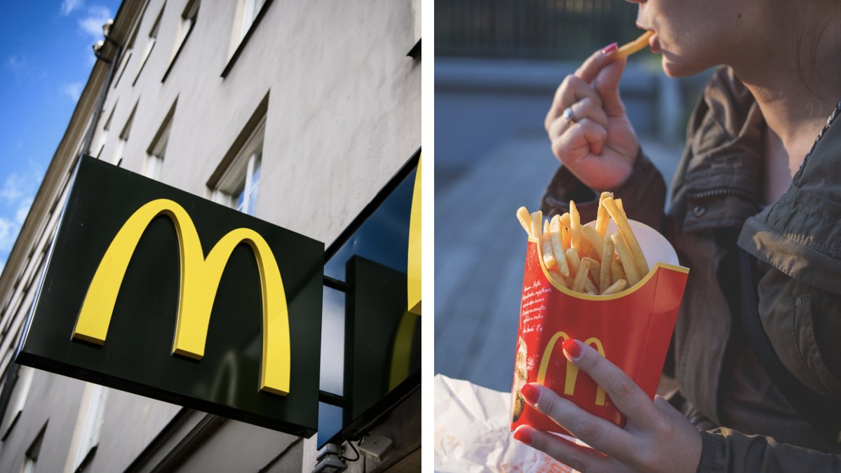 Kunden fick en obehaglig upptäckt på McDonalds.