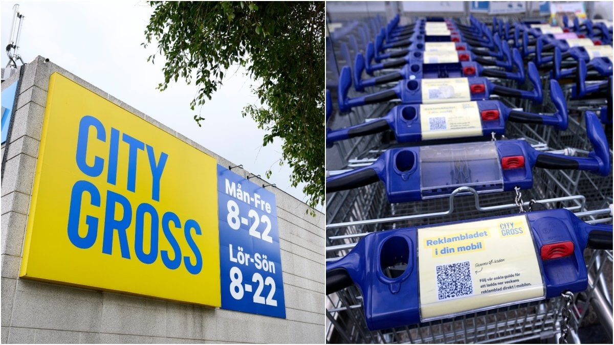 Citygross och kundvagnar