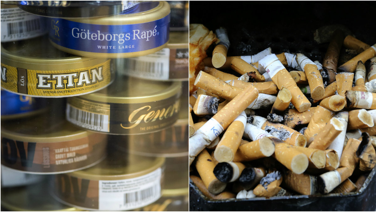 Snus och cigaretter