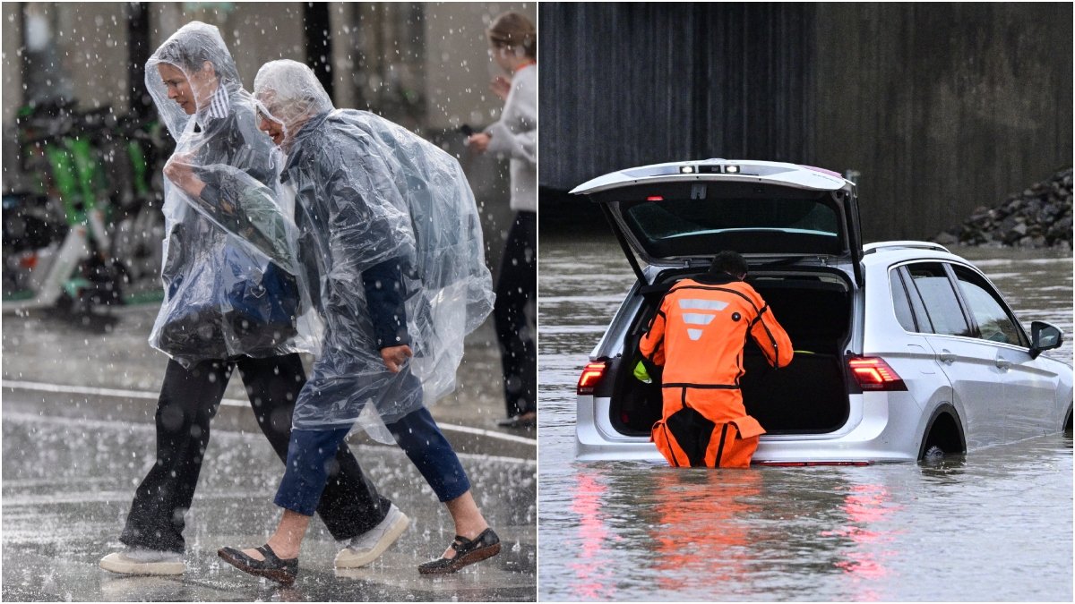 SMHI utfärdar nya varningar för kraftigt regn och översvämningar.
