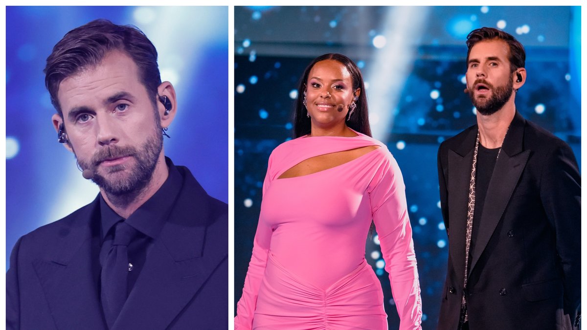 David Sundin hoppade in för Amie Bramme Sey i fredagsfinalen av Idol 2023.