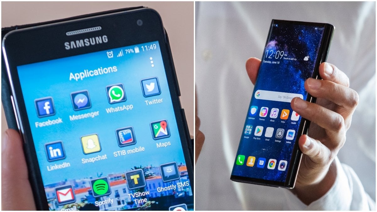 Samsungmobil och Huawei