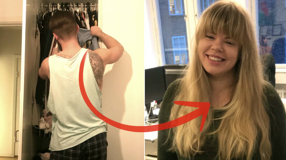 Min pojkvän väljer kläder åt mig