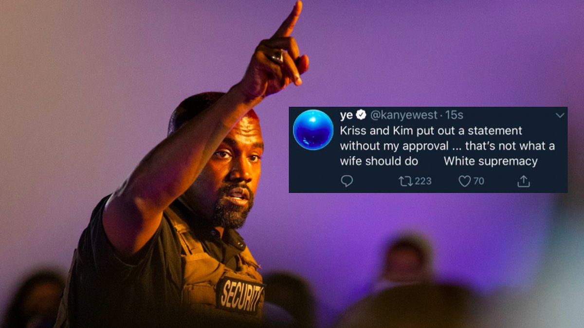 Kanye West är inne i en svår manisk episod.