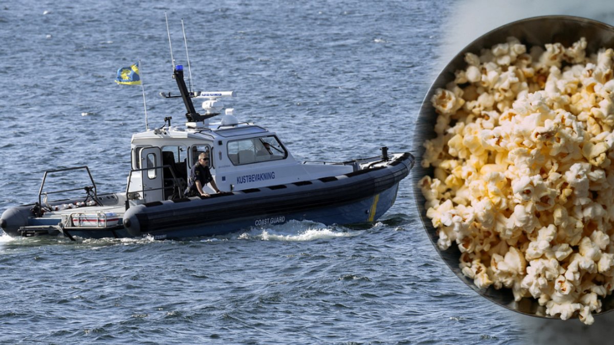 Kustbevakningen håller utkik, Poppade popcorn