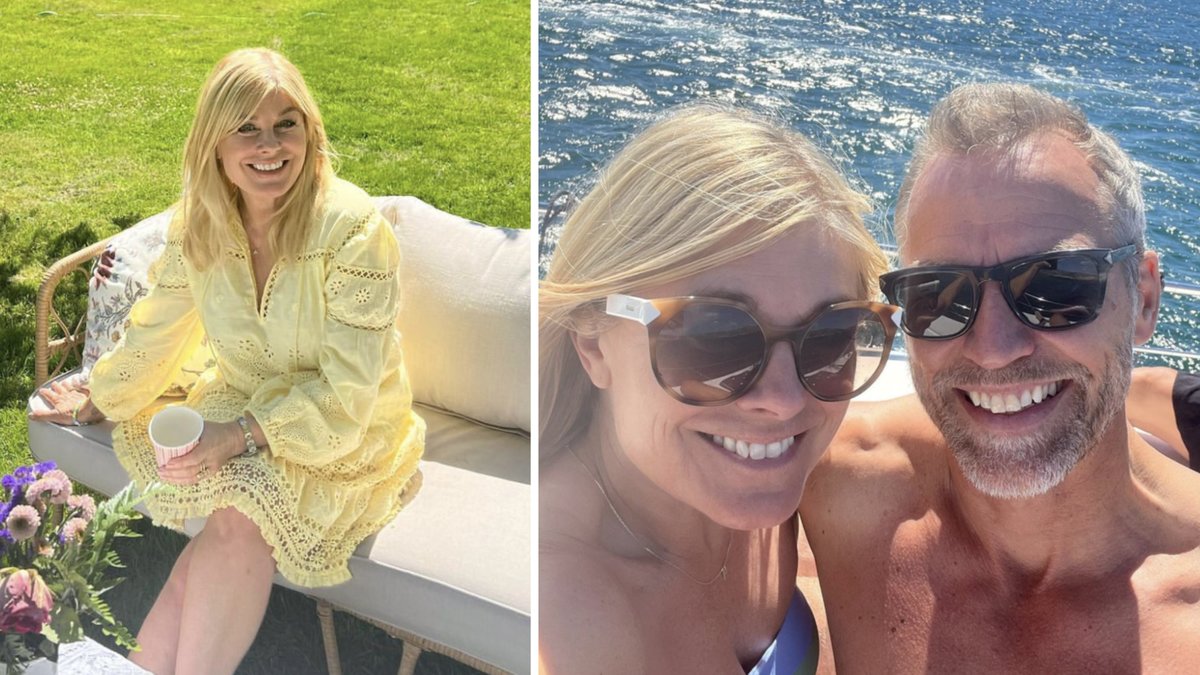 Pernilla Wahlgren och pojkvännen Christian Bauer befinner sig på resa i Marbella