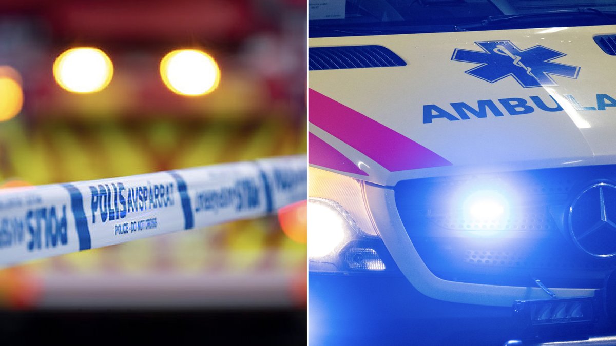 Polis, ambulans och räddningstjänst larmades till platsen vid 21.45.Genrebilder.