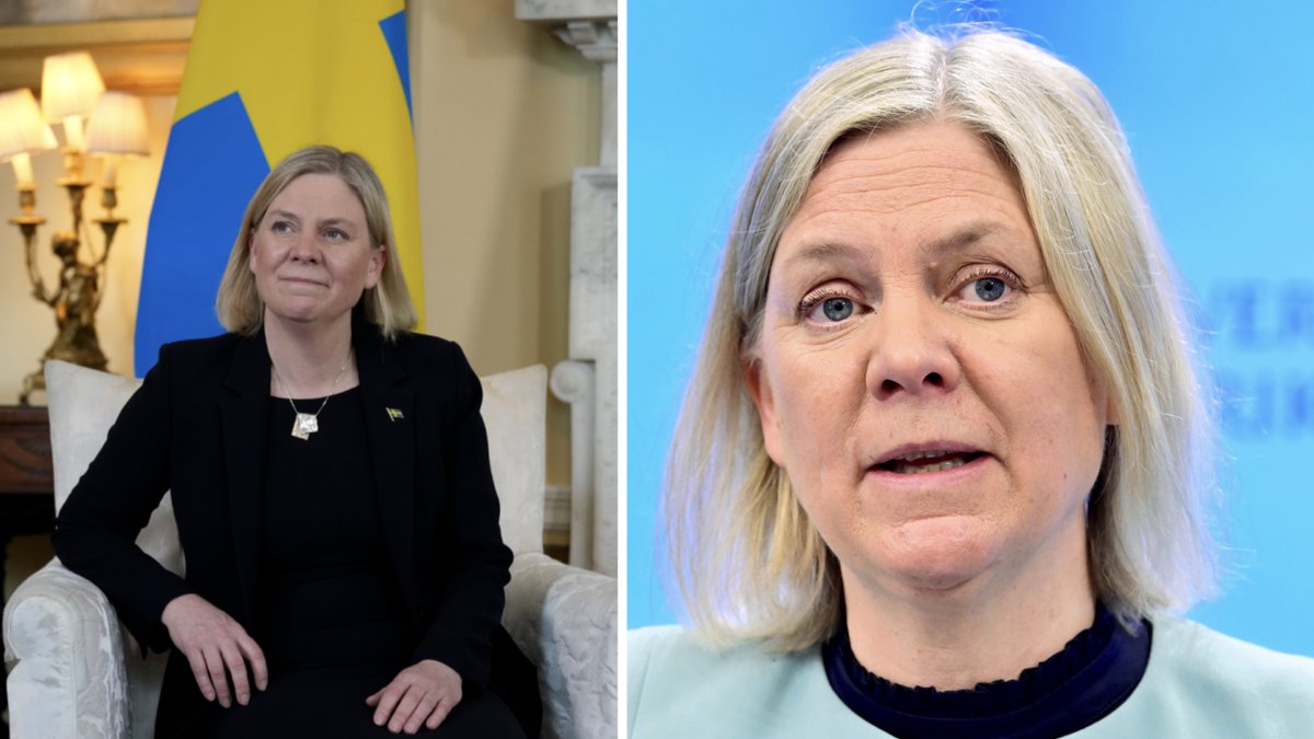 Statsminister Magdalena Andersson (S).