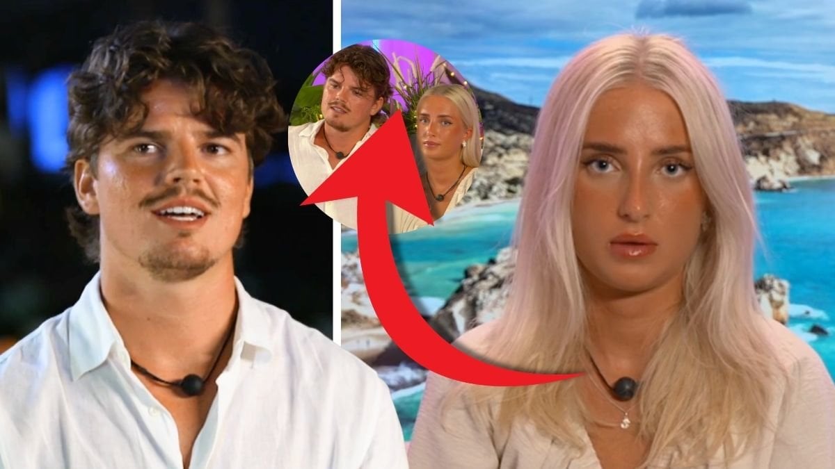 Alfred och Saga i Love Island 