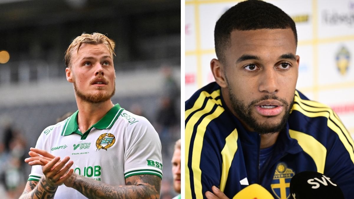 Victor Eriksson vänster, Isak Hien höger.