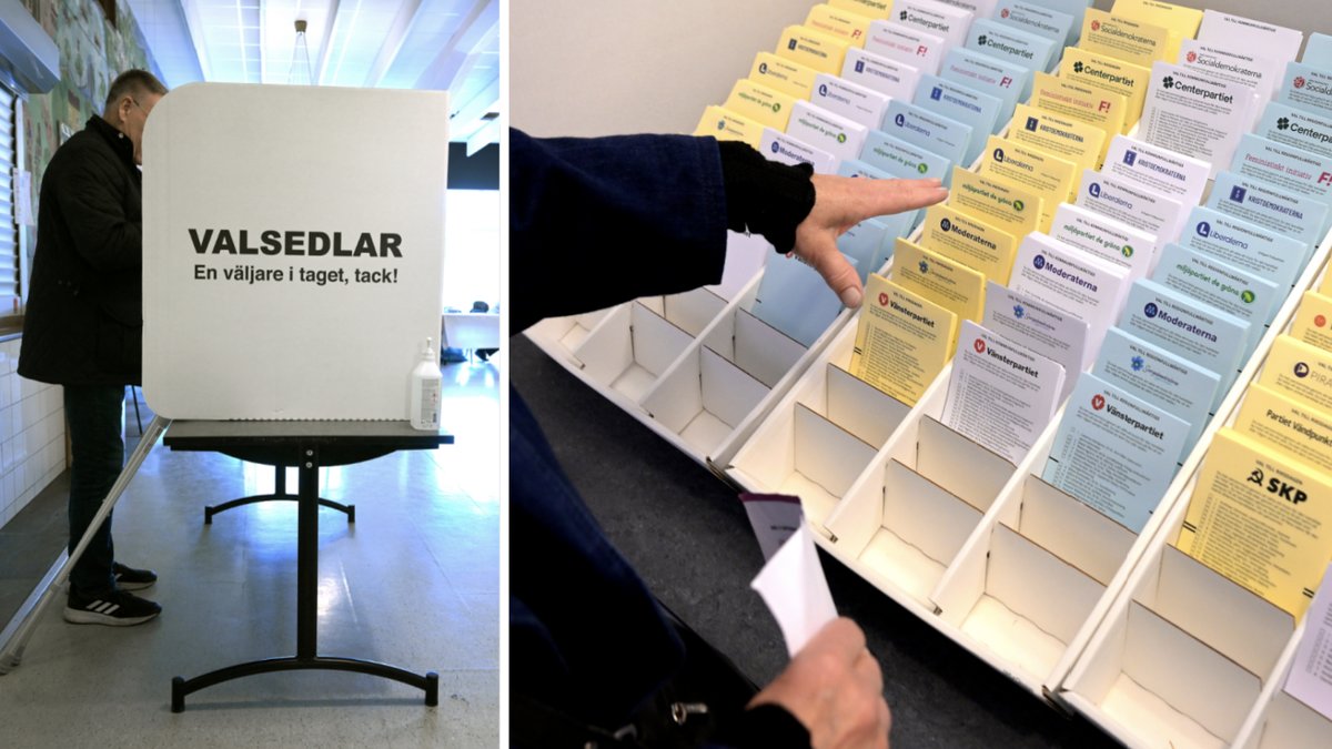 Röstningen kan pågå till klockan 22.