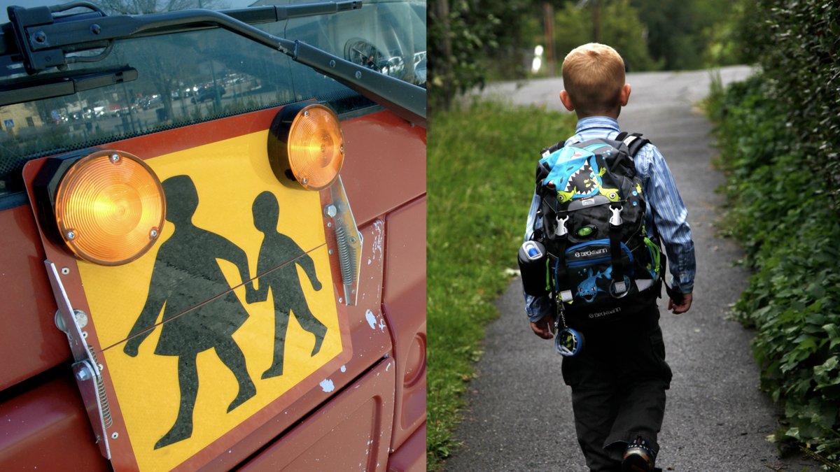 Femårige pojken satt kvar på skolskjuts - lämnades ensam utan att någon slog larm. Pojken på bilden är inte samma som i artikeln. 