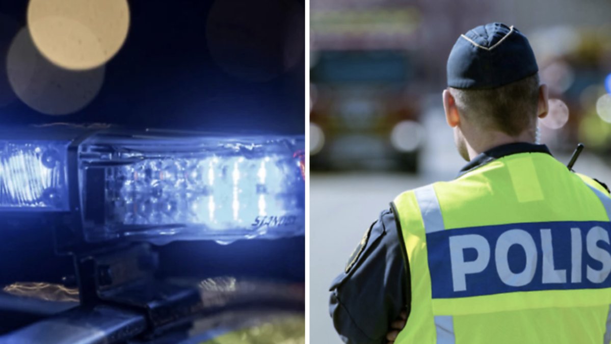 En man som prejade en polisbil misstänks nu för en rad brott.