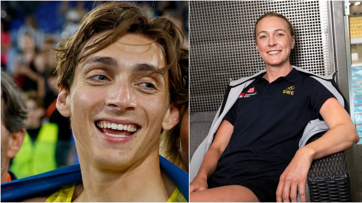 Armand Duplantis och Sarah Sjöström