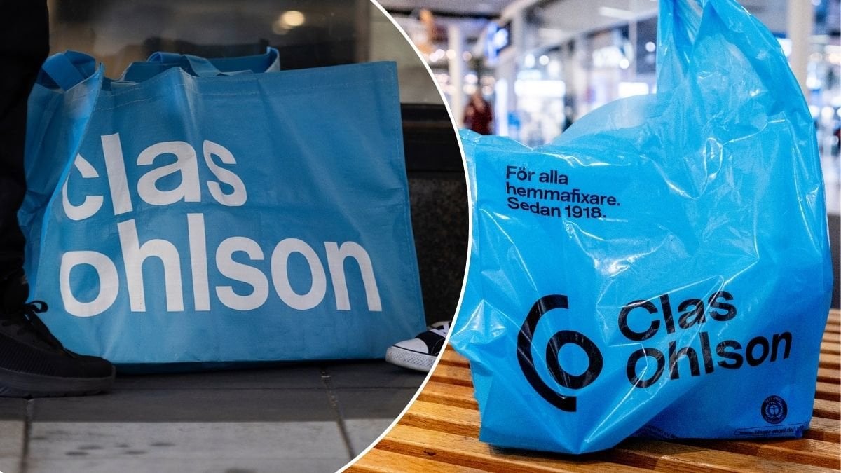 Clas Ohlson-påsar.