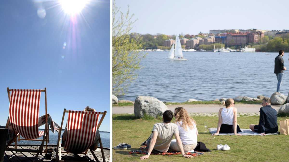 Sommarlikt väder på ingång 