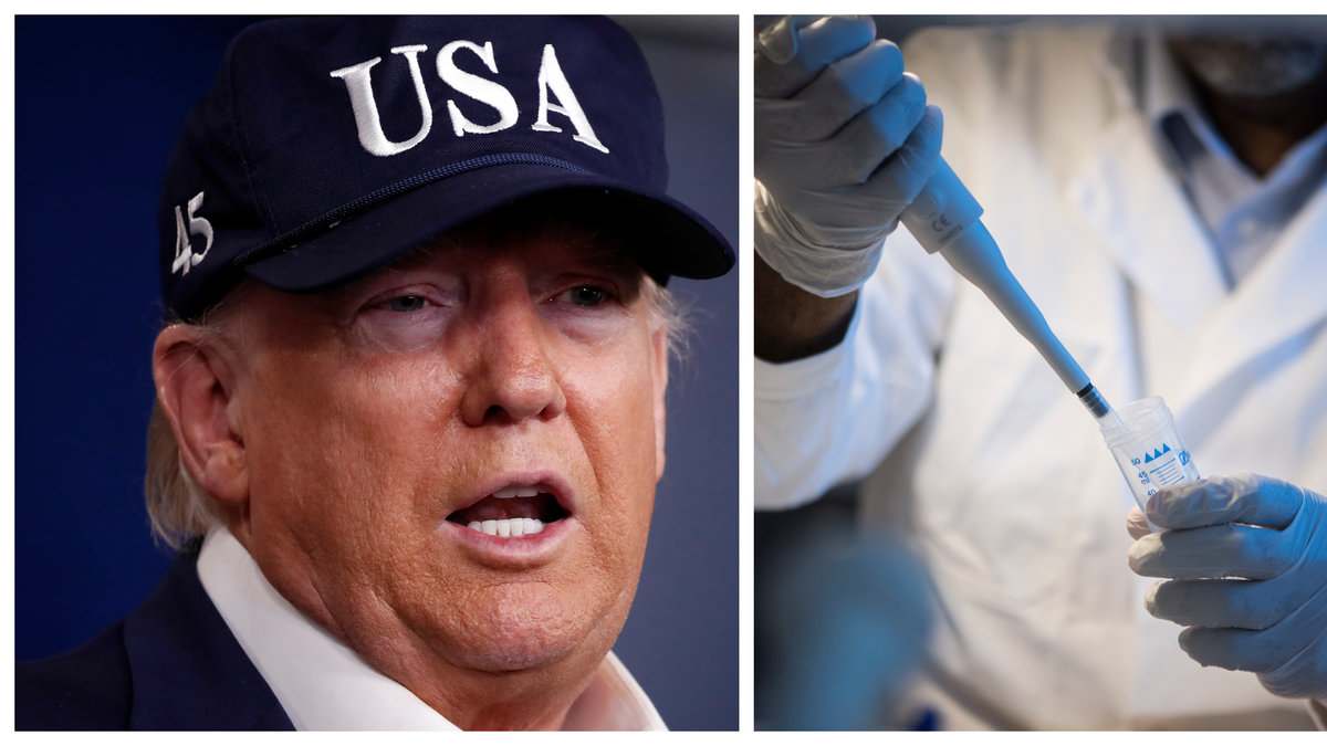 Trumps försök att få fram coronavaccin bara för USA.