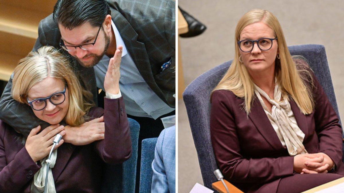 Julia Kronlid (SD) under uppropet av riksdagsledamöterna på måndagen.