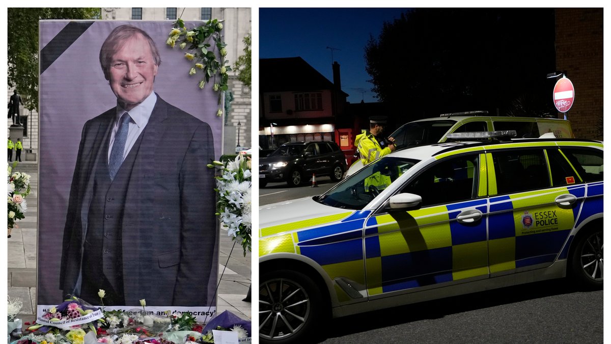 David Amess mördades i ett knivdåd.