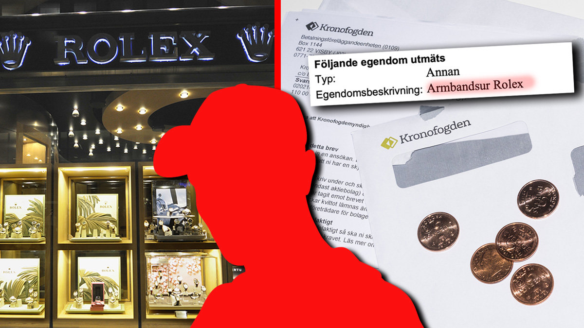 Kronofogden har gjort en utmätning.