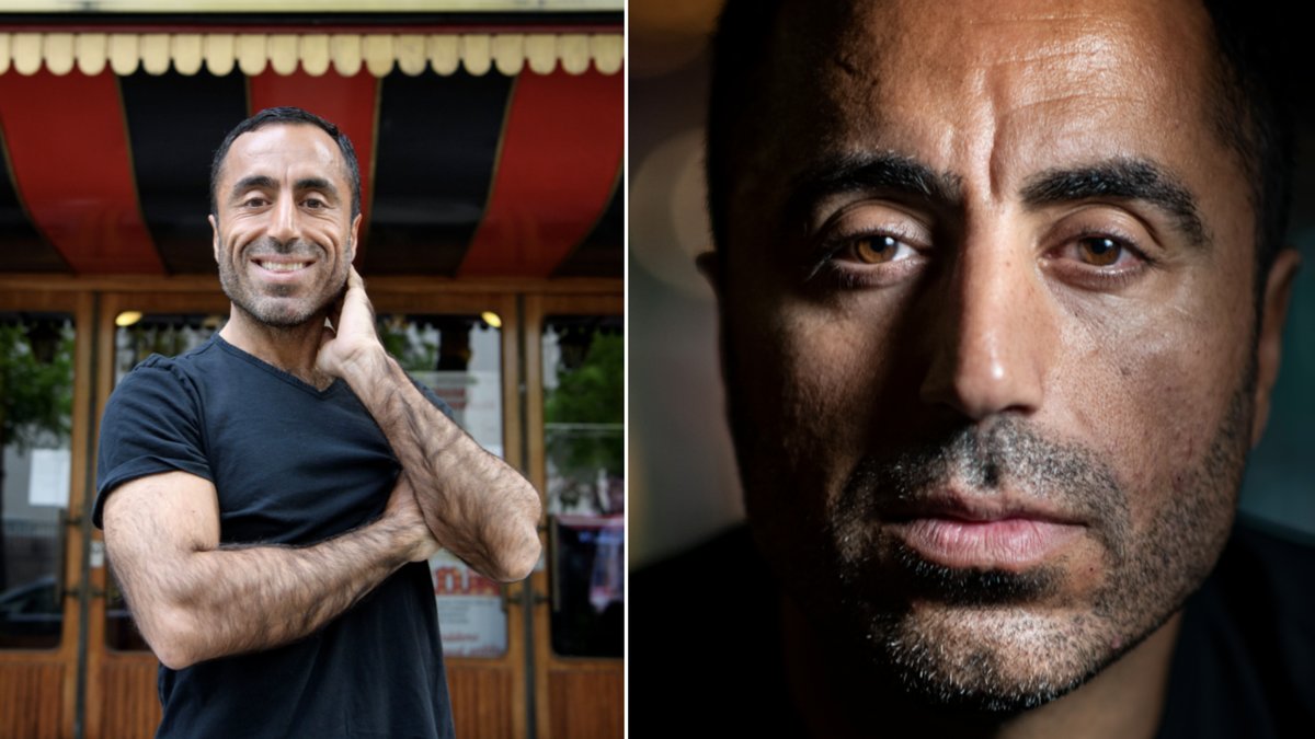 Komikern Özz Nûjen möter kritik efter en föreställning i tisdags