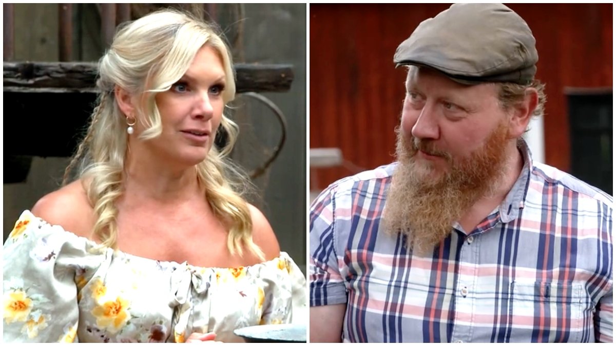 Anna Brolin och Hans Wincent är frontfigurer i Farmen 2024. 