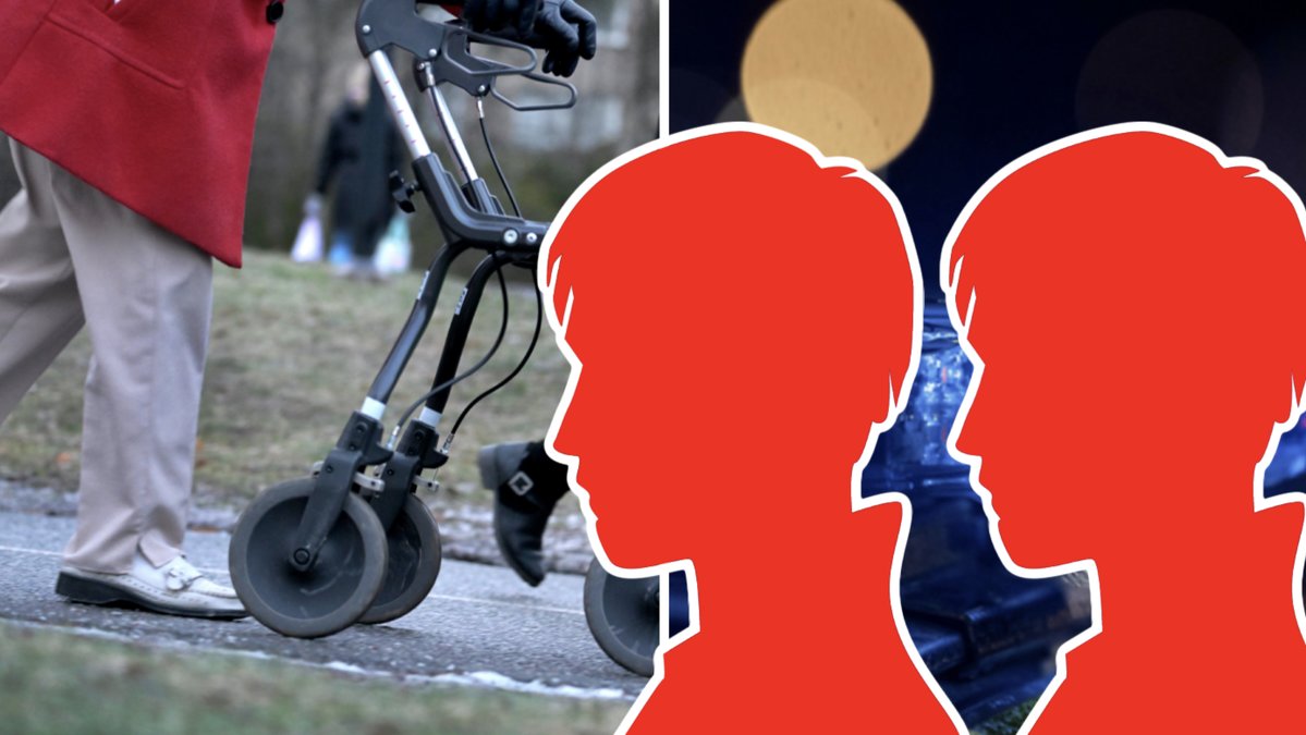 Farmor försökte ingripa när barnbarnet misshandlades.