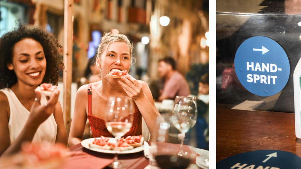 Få smittade i krogmiljö