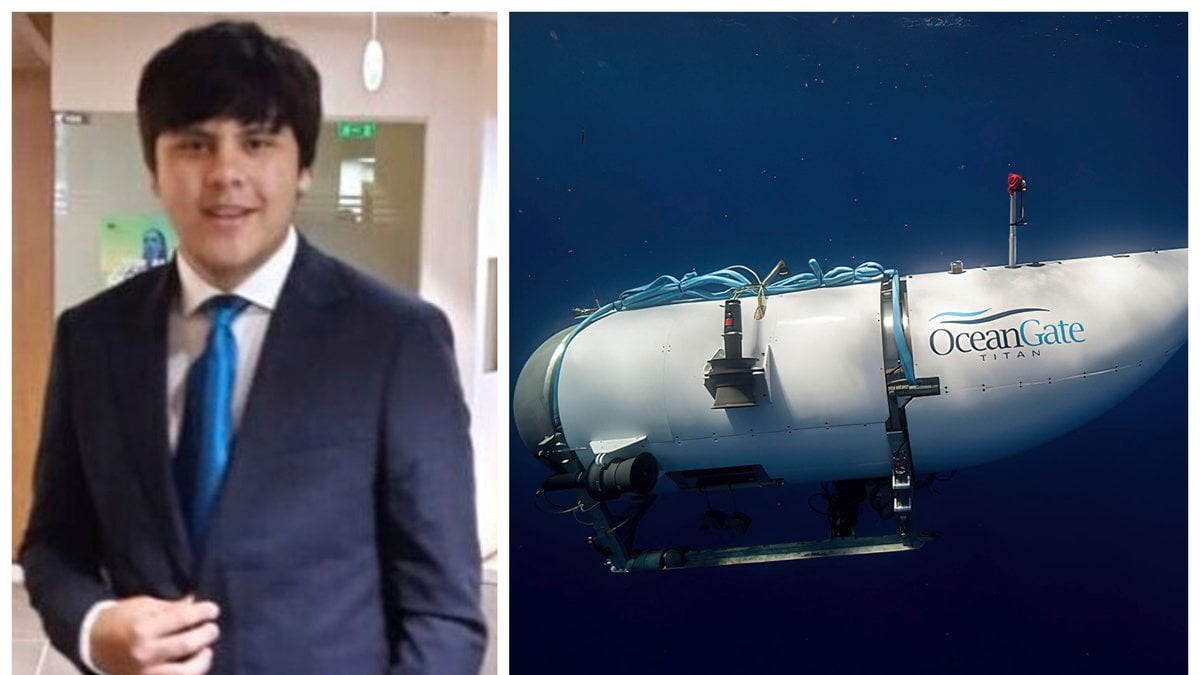 Suleman Dawood, 19, ville slå världsrekord vid Titanics vrak.