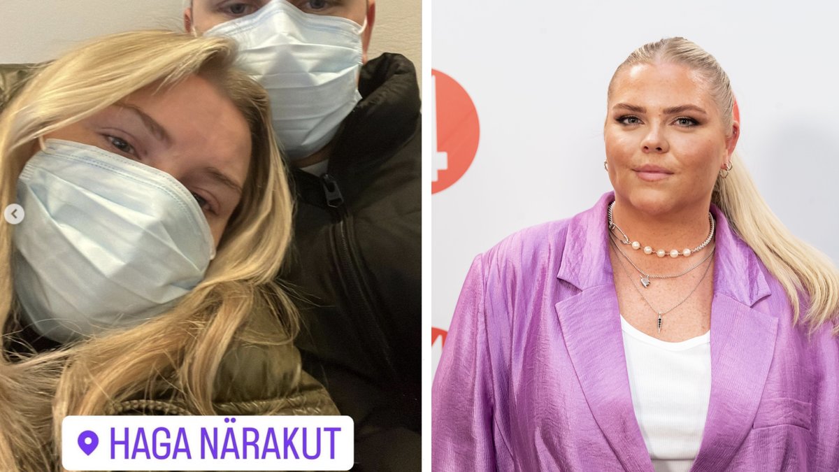 Johanna Nordström på akuten – följarnas oro Allvarligt