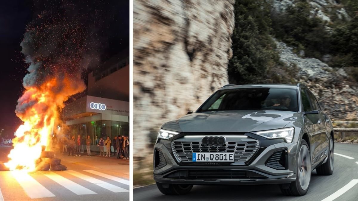 Audi branner