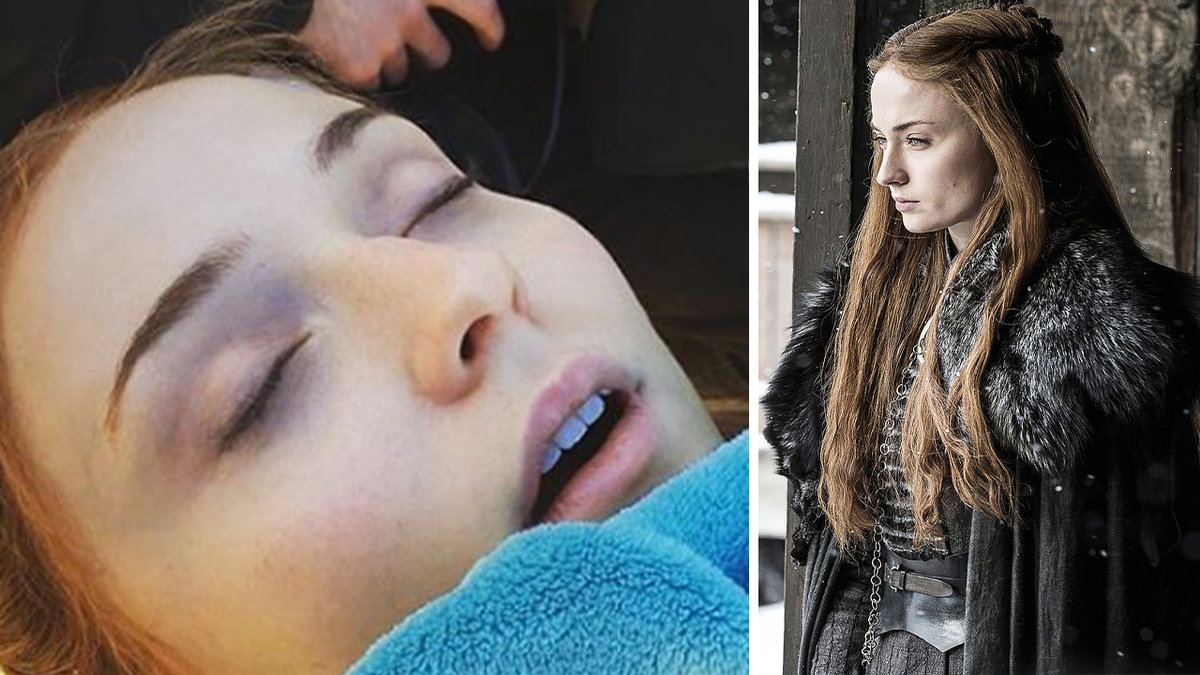 Sophie Turner publicerade en kryptisk bild på Instagram.