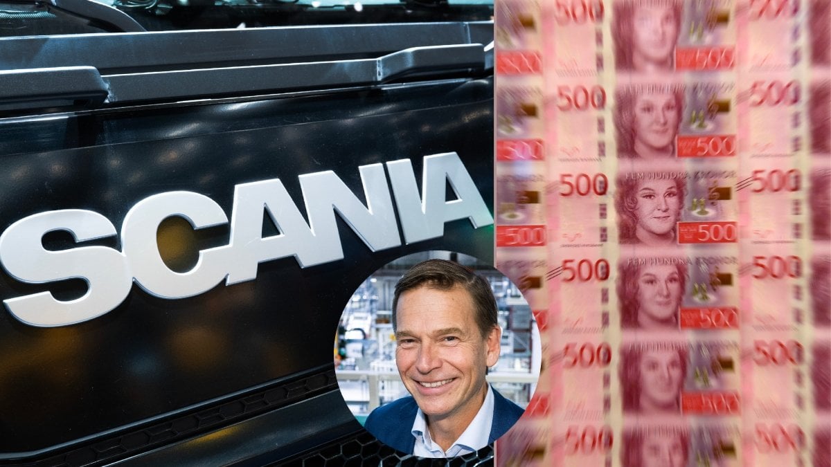 Scania, vd:n Christian Levin och pengar.