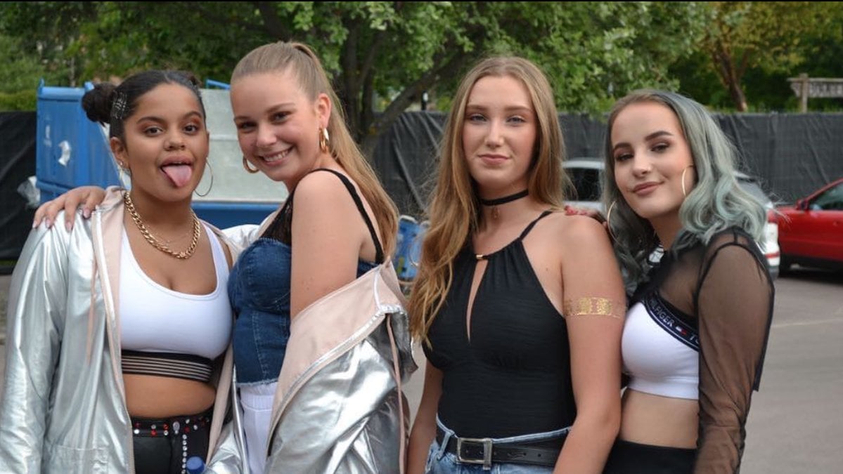 De fyra bandmedlemmarna i High15. 