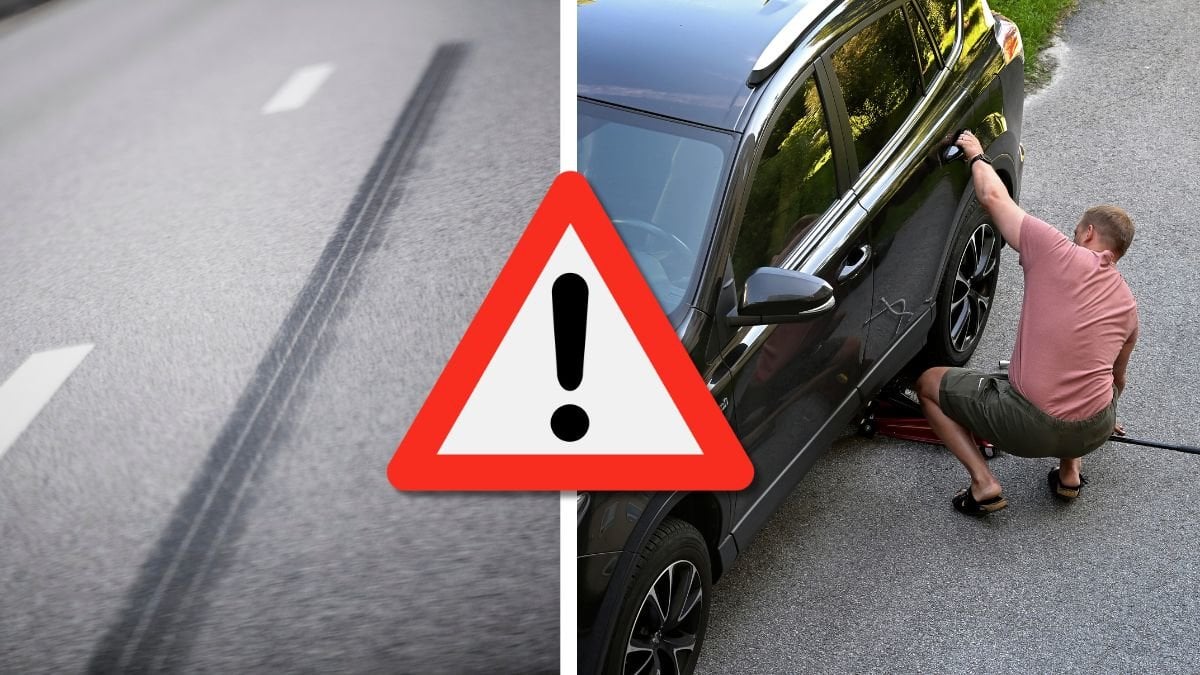 Bromssträcka och däckbyte.