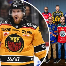 Brandon Shinnimin och SHL-tränarna.