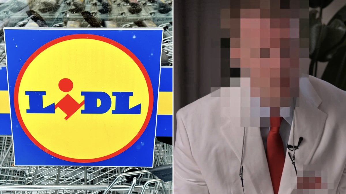 Det är råder ingen tvekan om vilket företag Lidl vill håna i sin nya reklamfilm.