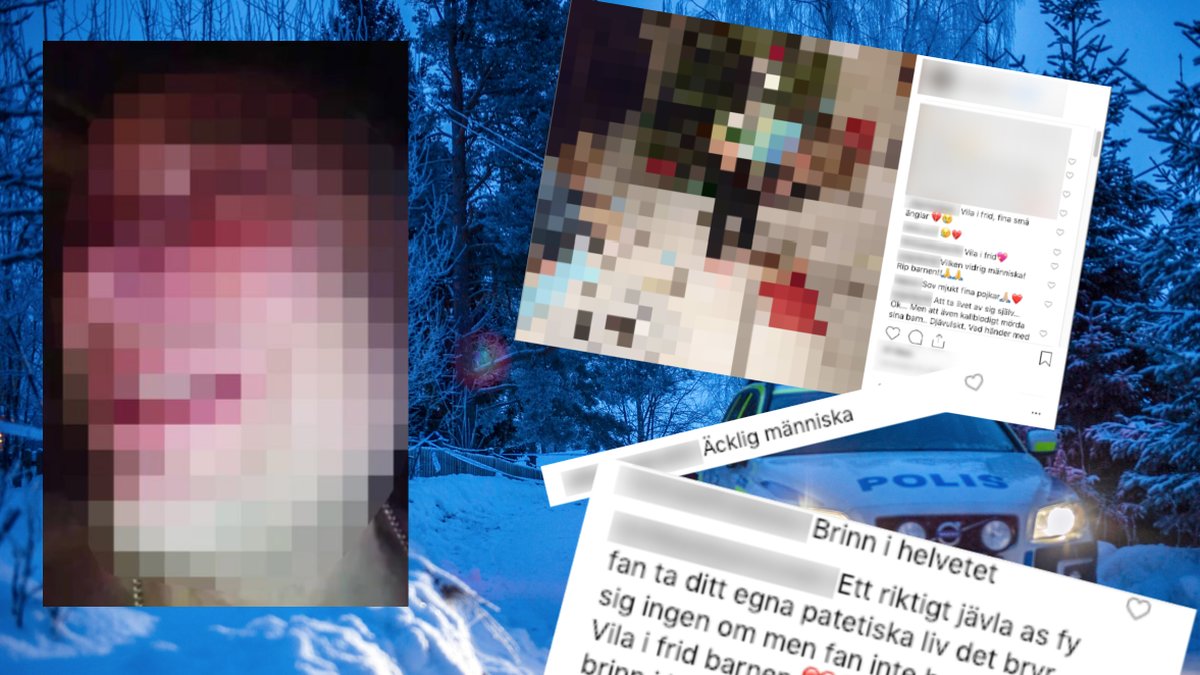 Pappan i Sala får både ilskna och sorgsna kommentarer på Instagram