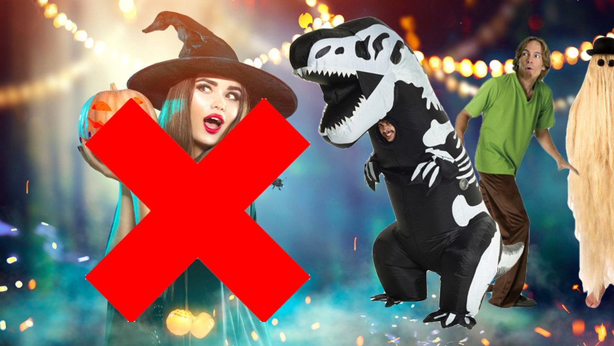 T.Rex, Scooby doo och en hårig Halloweendräkt