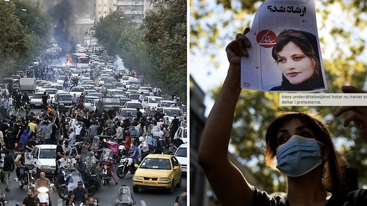 Svensk medborgare gripen vid protesterna i Iran 