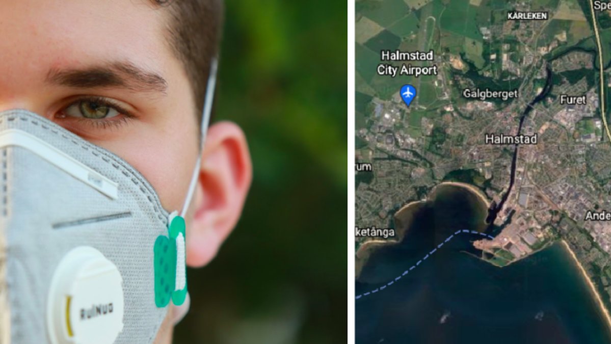 Lärare förbjöds använda munskydd i skolan.