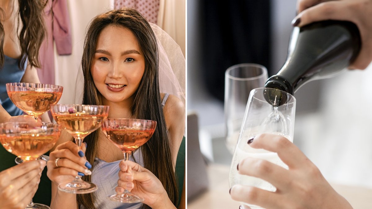 Eleganta drinkar är ett måste på nyår.