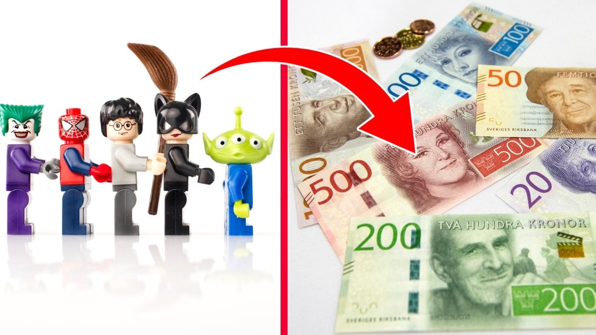 Vissa Lego-figurer kan säljas för tiotusentals kronor