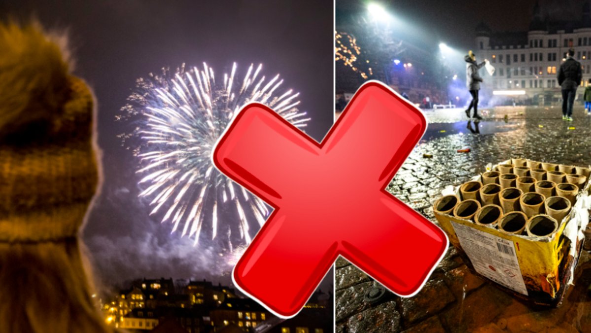 Därför förbjuds fyrverkerier i staden.