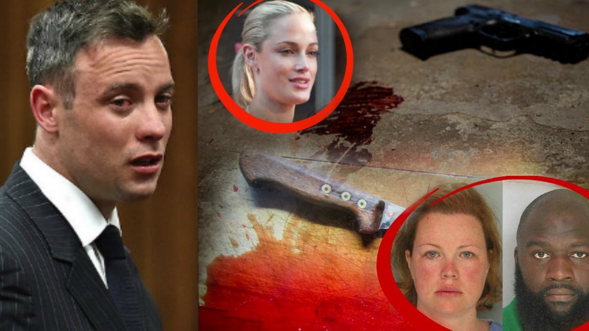 Här är sju personer som mördat sin partner på alla hjärtans dag, bland annat mordet på Reeva Steenkamp av Oscar Pistorius. 