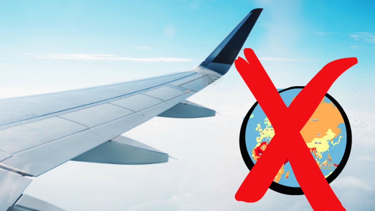 Flygplan, karta