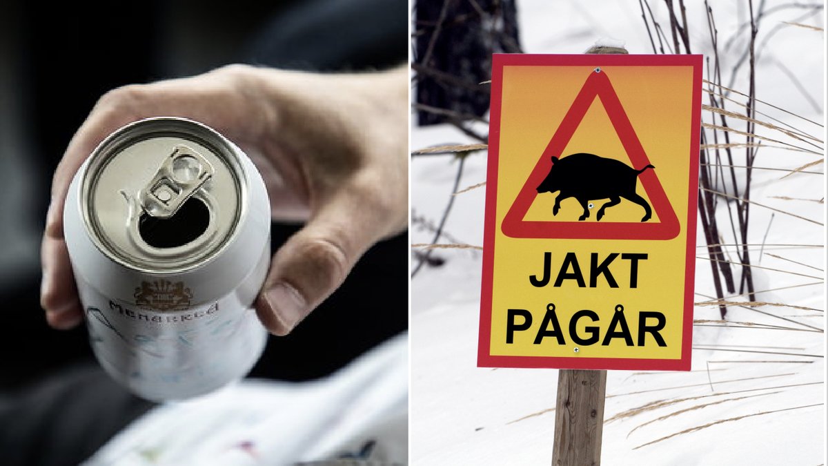Det blev ingen öl till jaktlaget. 