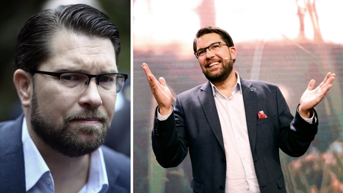 Jimmie Åkesson efter M-möte
