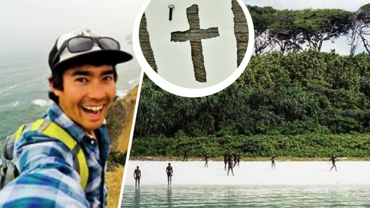 John Allen Chau, ett kors, invånare på en ö